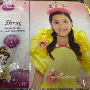 NWT Disney Shrug Beauty and The Beast costume shrug Belle costume shrug